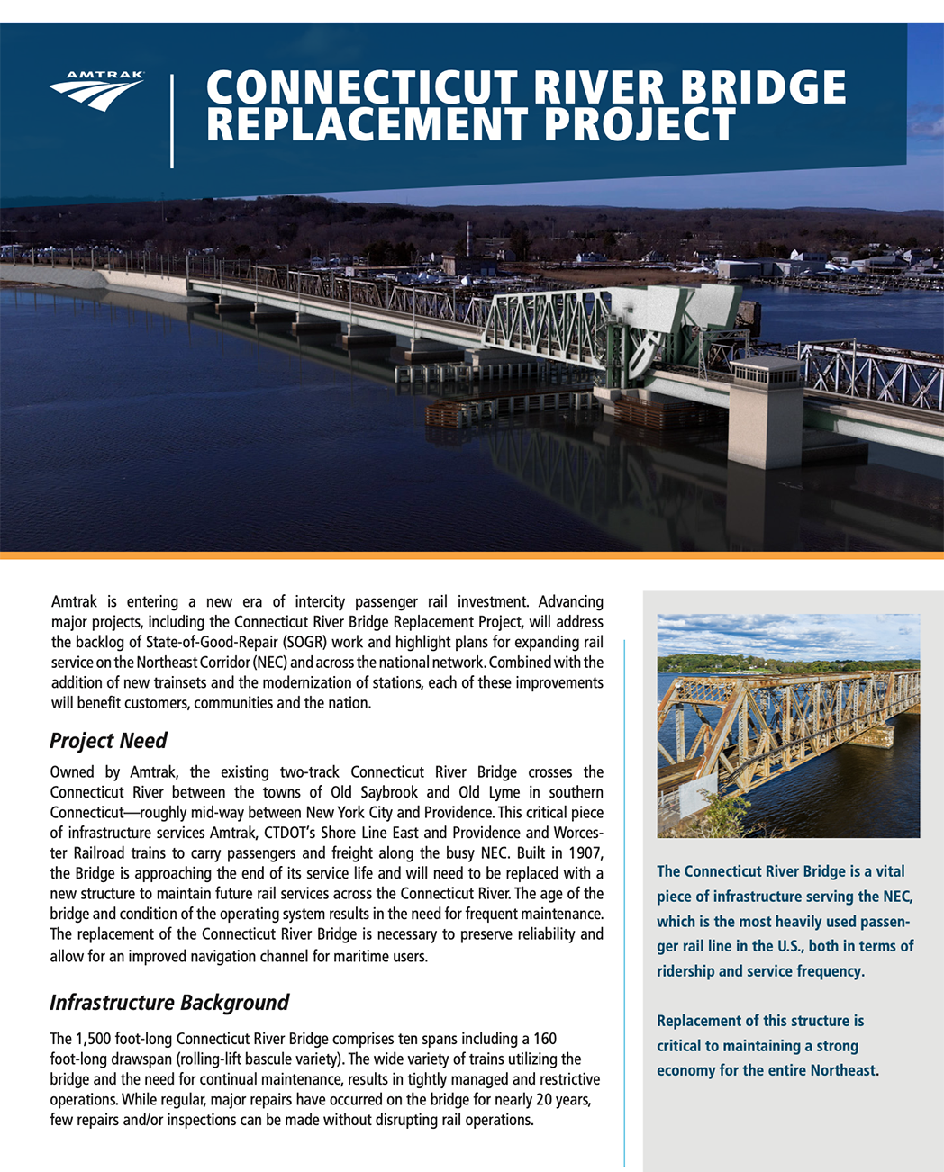 Connecticut River Bridge Replacement Project Brochure