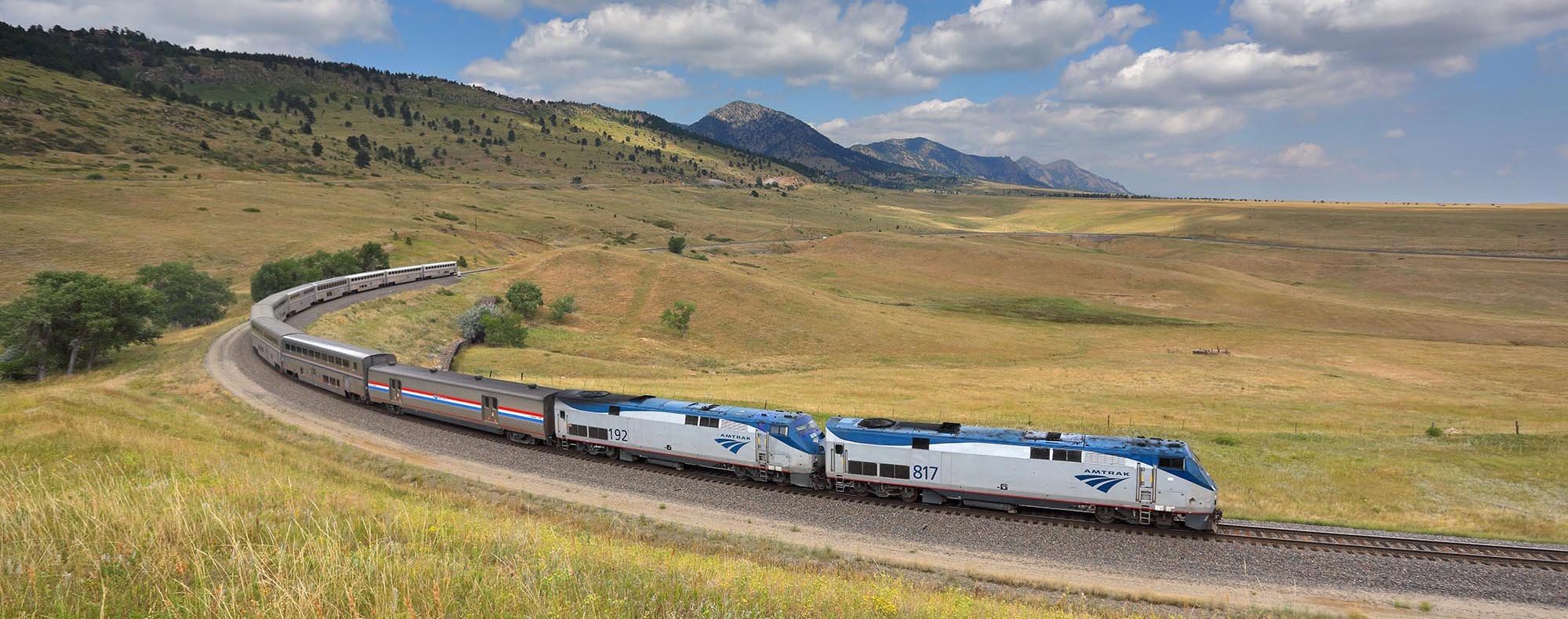 California Zephyr Leaving Colorado