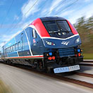 Tricon Amtrak Train